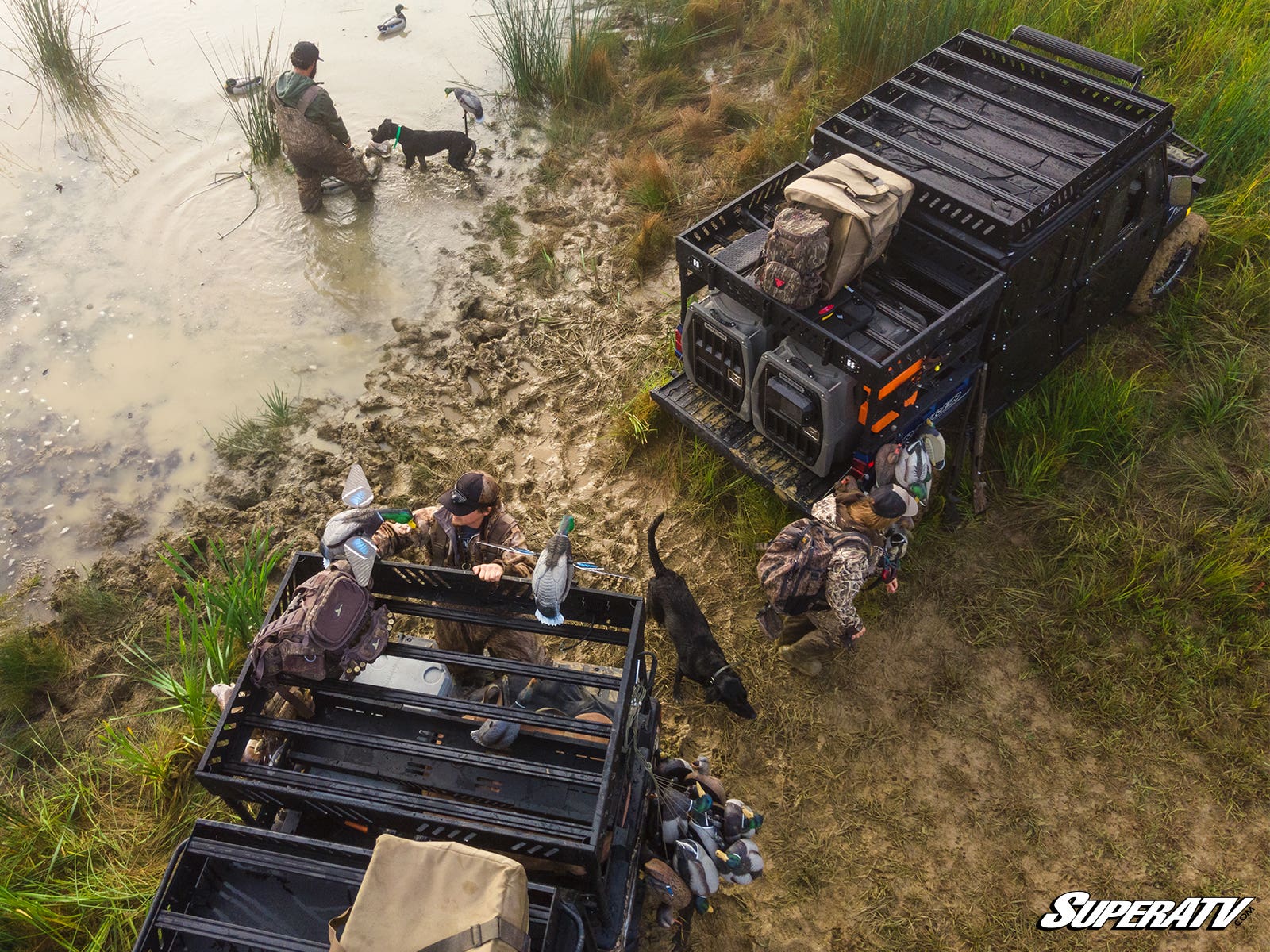 Photo of SuperATV Polaris Ranger XP 1000 Crew Outfitter Roof Rack by SuperATV - Premium Storage for UTVs / Side by Sides
