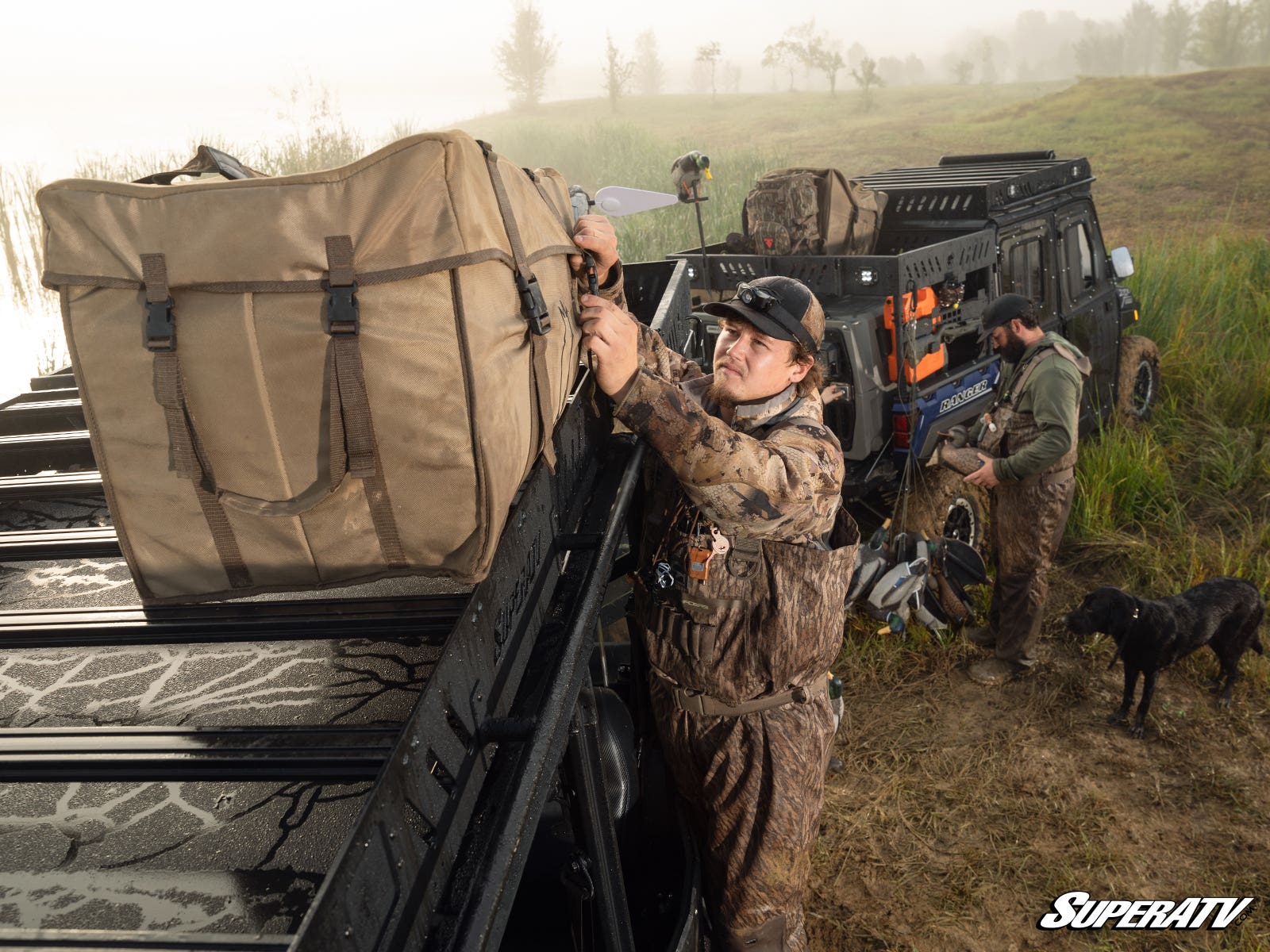 Photo of SuperATV Polaris Ranger XP 570 Crew Outfitter Roof Rack by SuperATV - Premium Storage for UTVs / Side by Sides