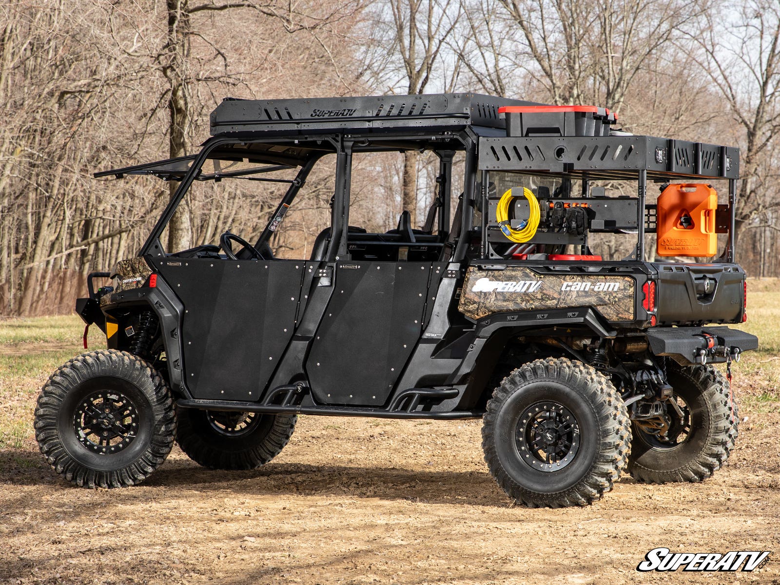 Photo of SuperATV Can-Am Defender MAX Outfitter Bed Rack by SuperATV - Premium Storage for UTVs / Side by Sides