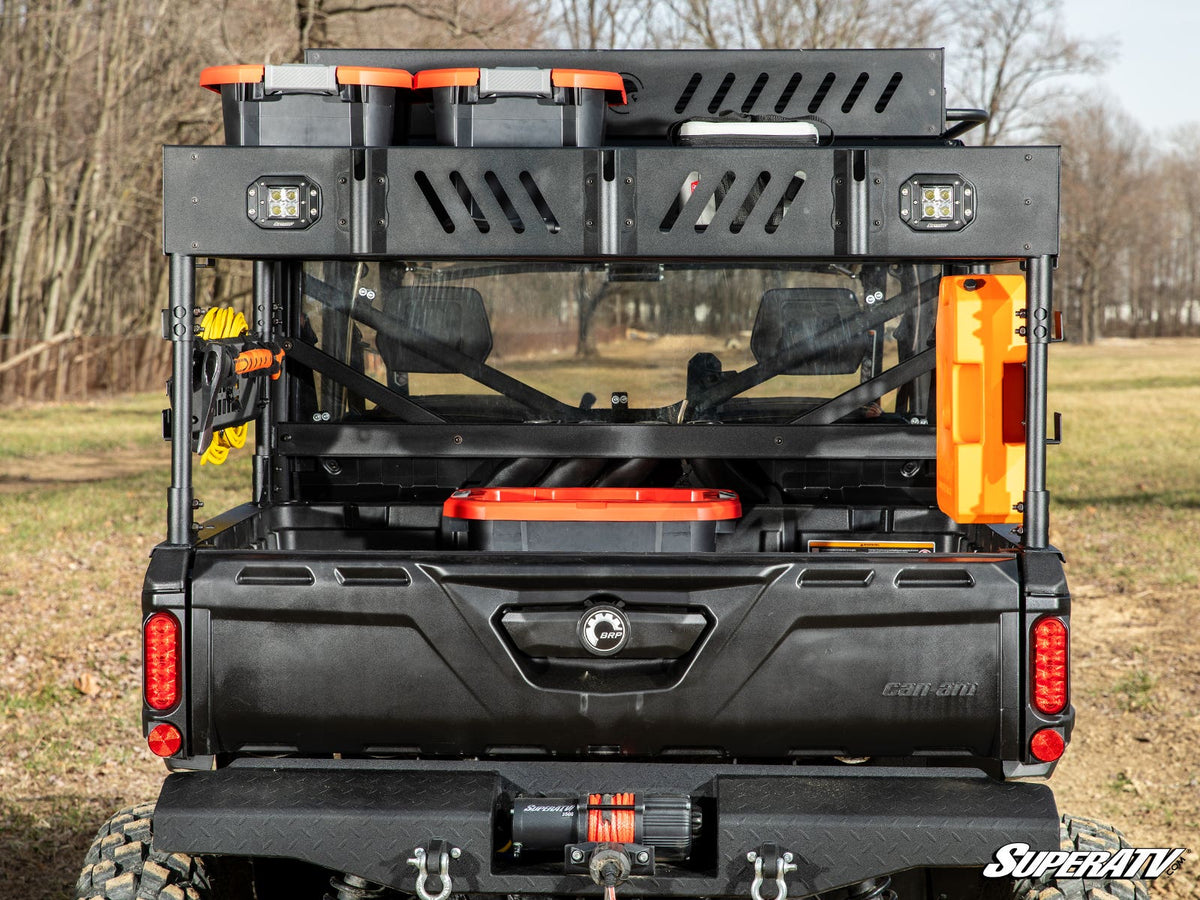 Photo of SuperATV Can-Am Defender MAX Outfitter Bed Rack by SuperATV - Premium Storage for UTVs / Side by Sides
