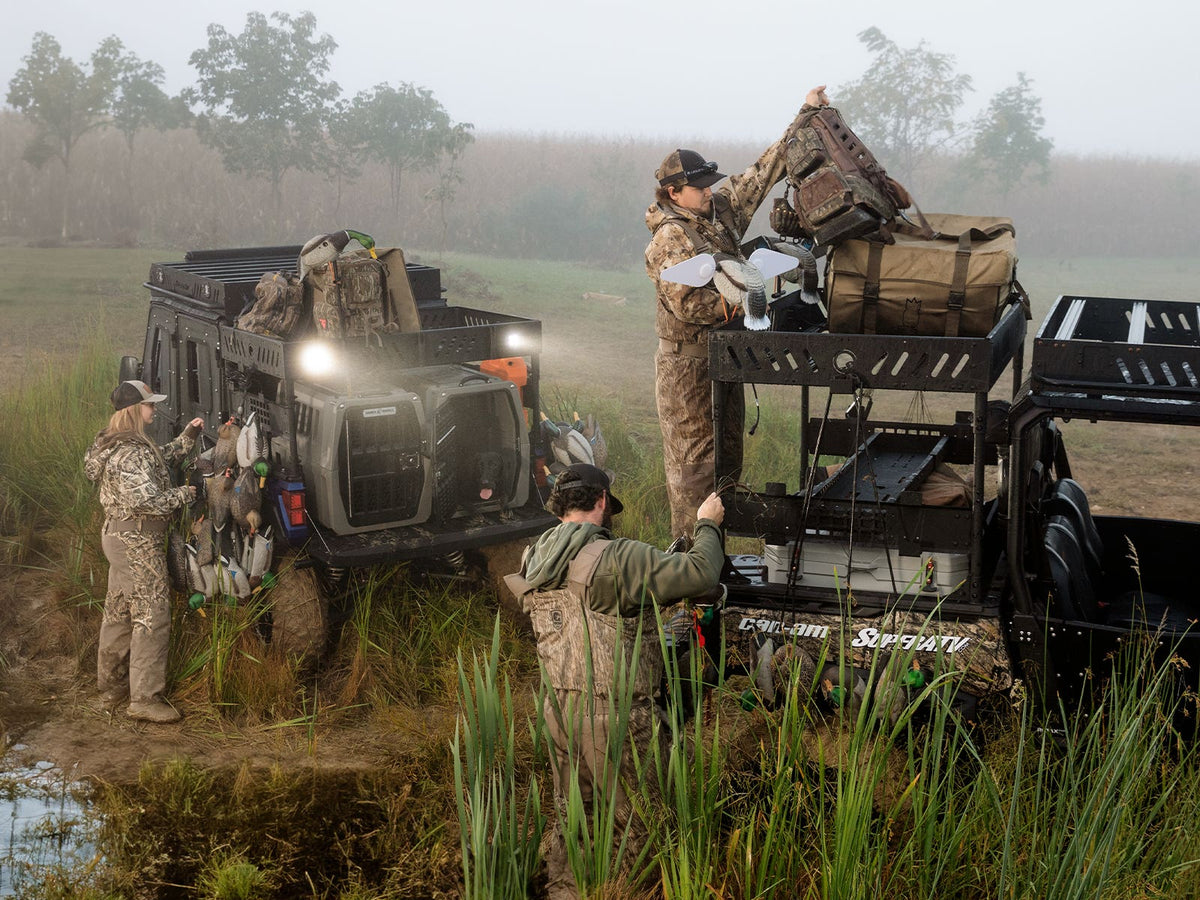 Photo of SuperATV Can-Am Defender MAX Outfitter Bed Rack by SuperATV - Premium Storage for UTVs / Side by Sides