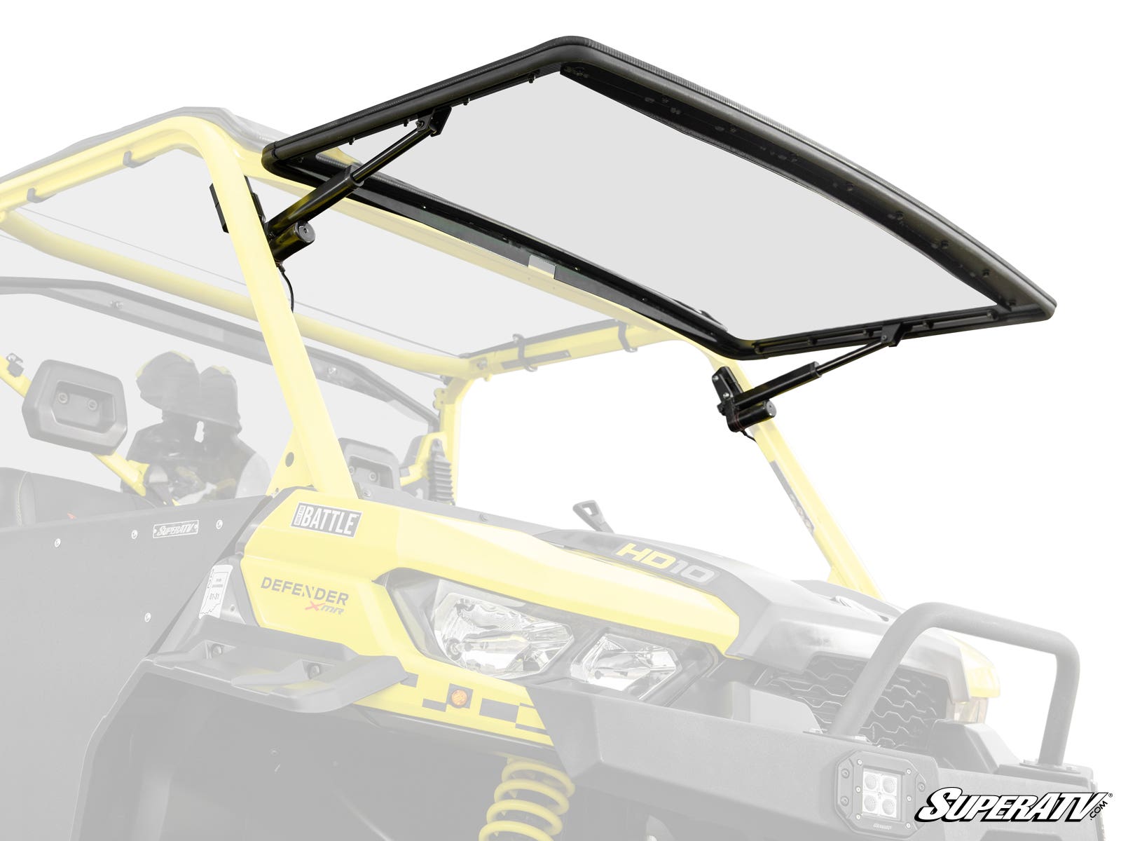 Photo of SuperATV Can-Am Defender MaxDrive Power Flip Windshield by SuperATV - Premium Windshields for UTVs / Side by Sides