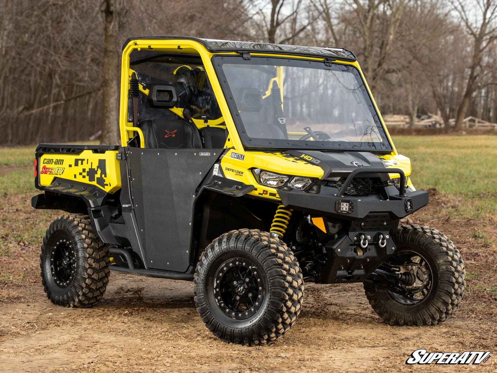 Photo of SuperATV Can-Am Defender MaxDrive Power Flip Windshield by SuperATV - Premium Windshields for UTVs / Side by Sides