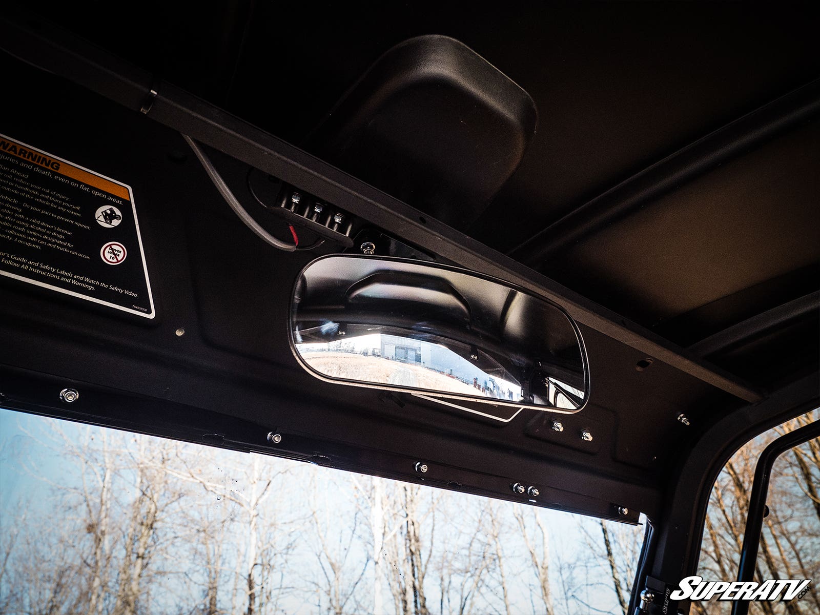 Photo of SuperATV Can-Am Defender Rear View Mirror by SuperATV - Premium Mirrors for UTVs / Side by Sides