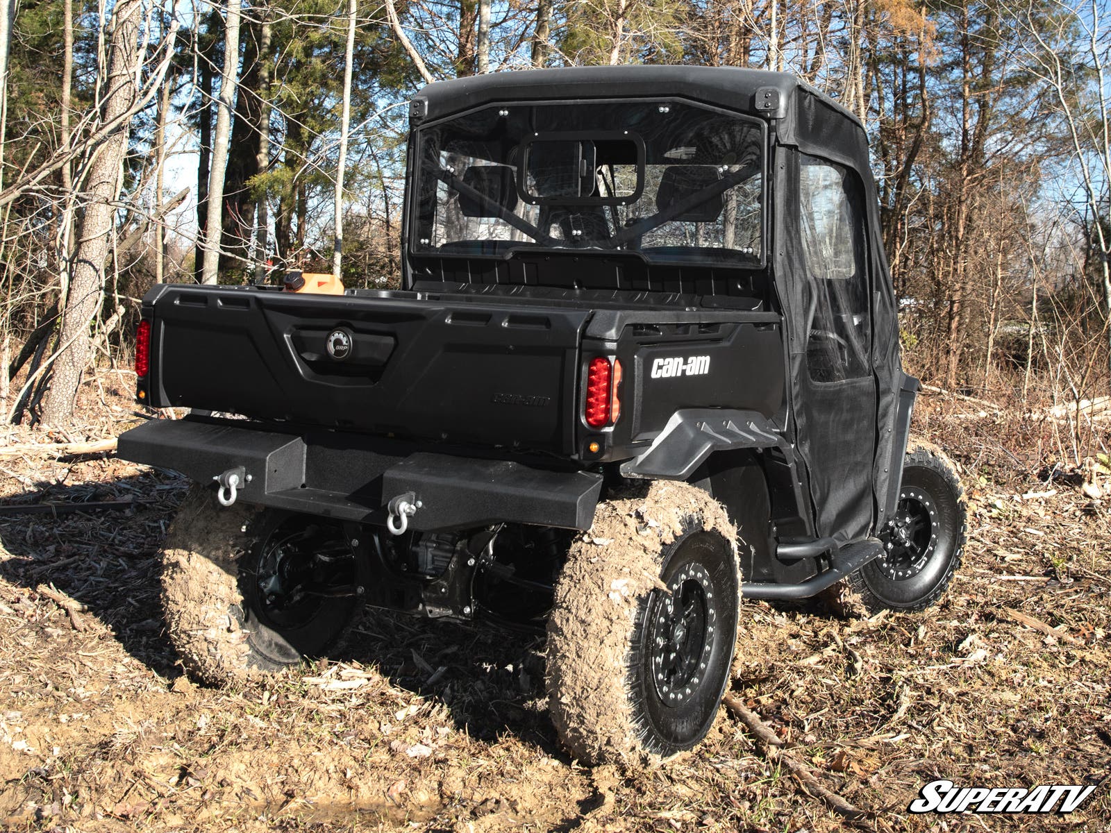 Photo of SuperATV Can-Am Defender Sliding Rear Windshield by SuperATV - Premium Windshields for UTVs / Side by Sides