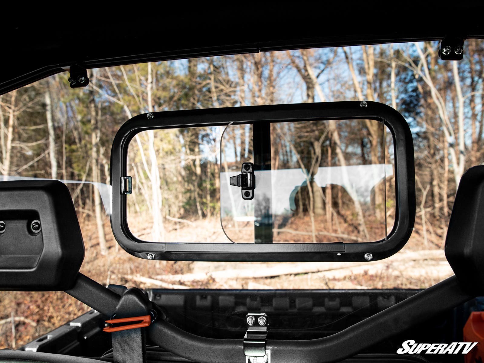 Can-Am Defender HD7 Sliding Rear Windshield