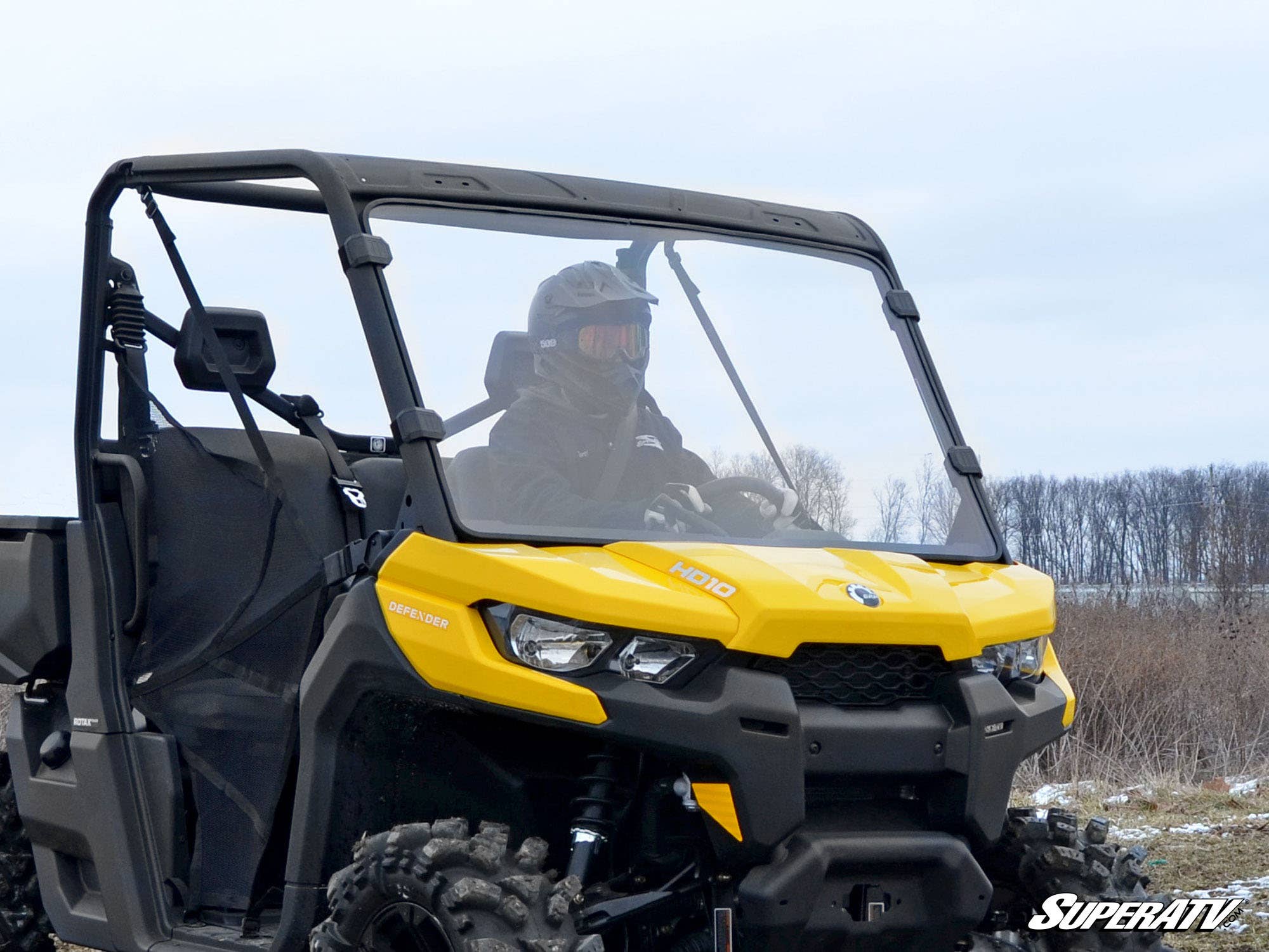 Photo of SuperATV Can-Am Defender Full Windshield by SuperATV - Premium Windshields for UTVs / Side by Sides