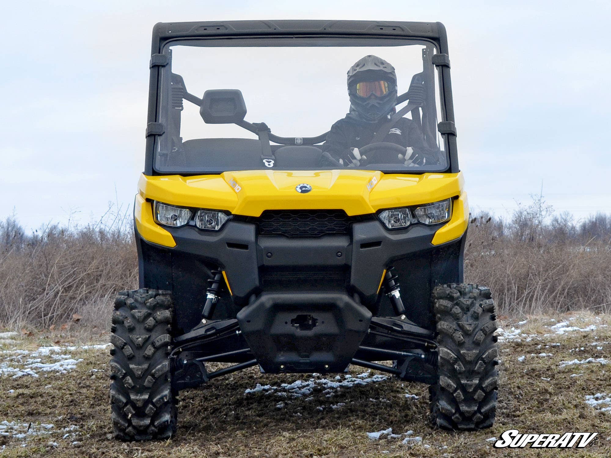 Photo of SuperATV Can-Am Defender Full Windshield by SuperATV - Premium Windshields for UTVs / Side by Sides