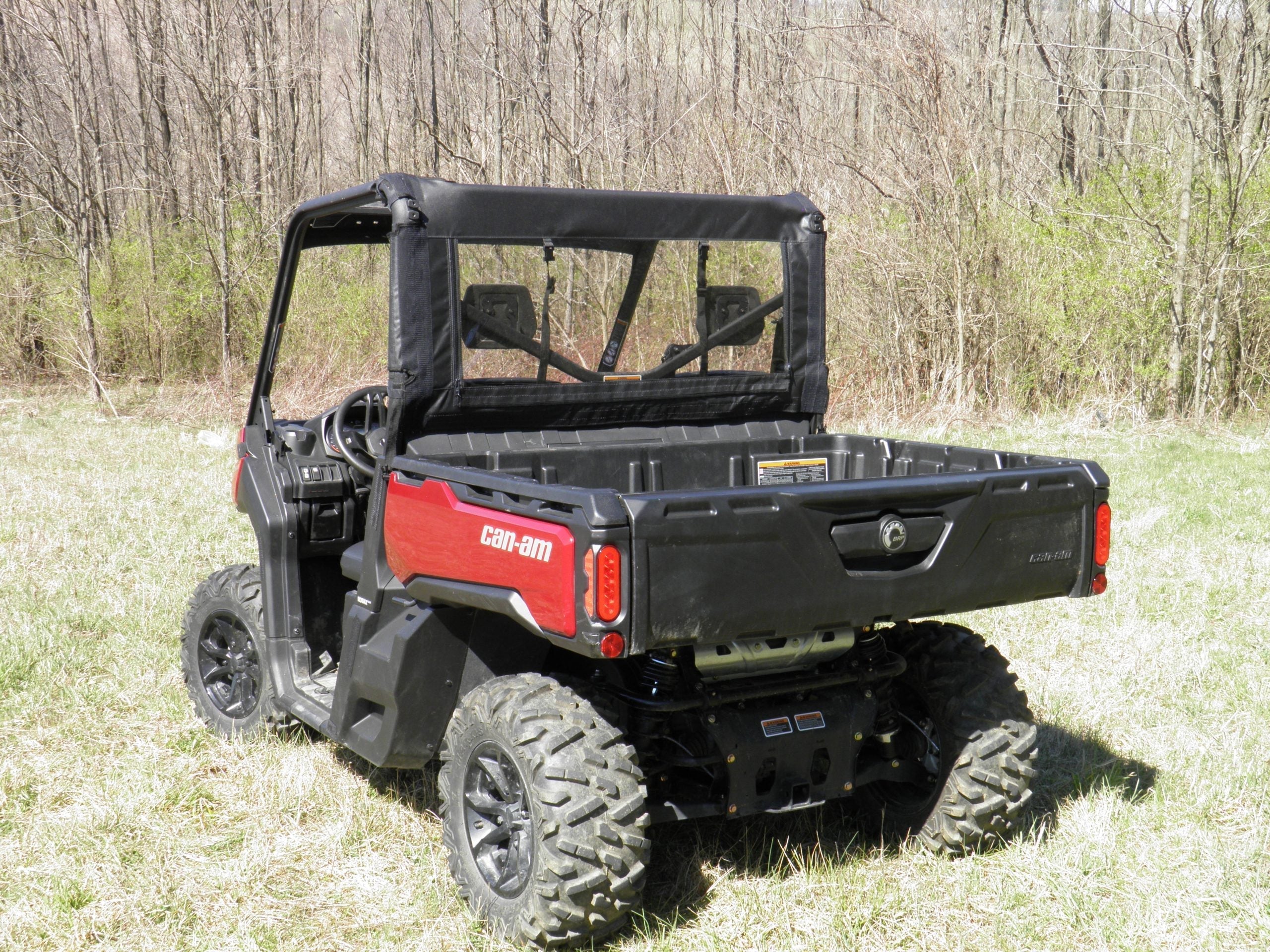 Photo of Can-Am Defender - Soft Back Panel by 3 Star UTV - Premium Enclosures for UTVs / Side by Sides