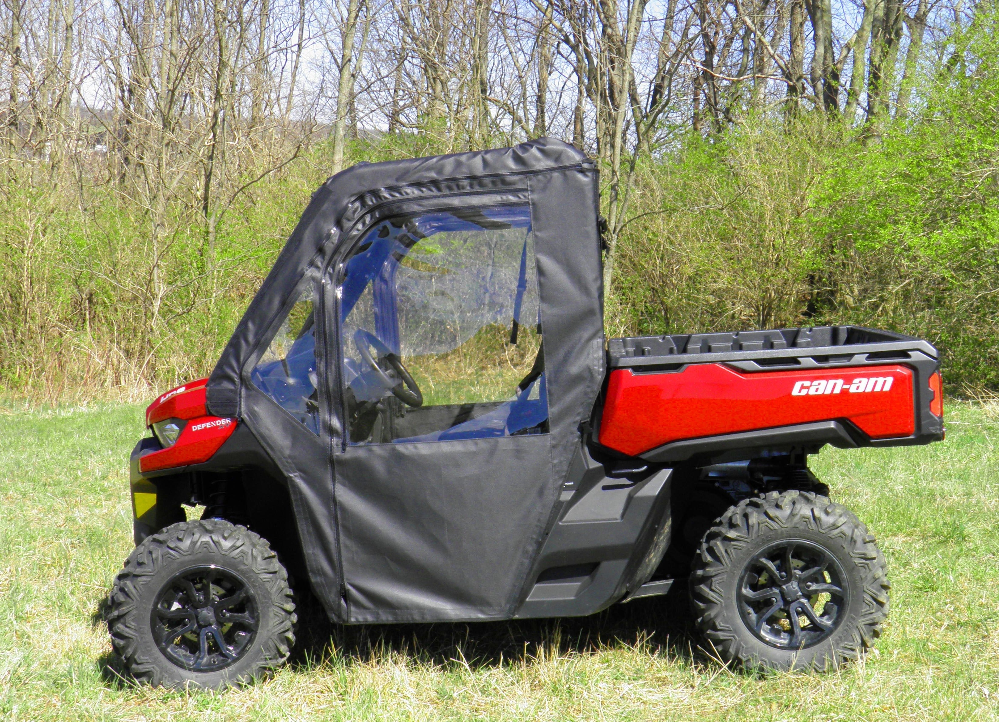 Photo of Can-Am Defender - Soft Doors by 3 Star UTV - Premium Enclosures for UTVs / Side by Sides