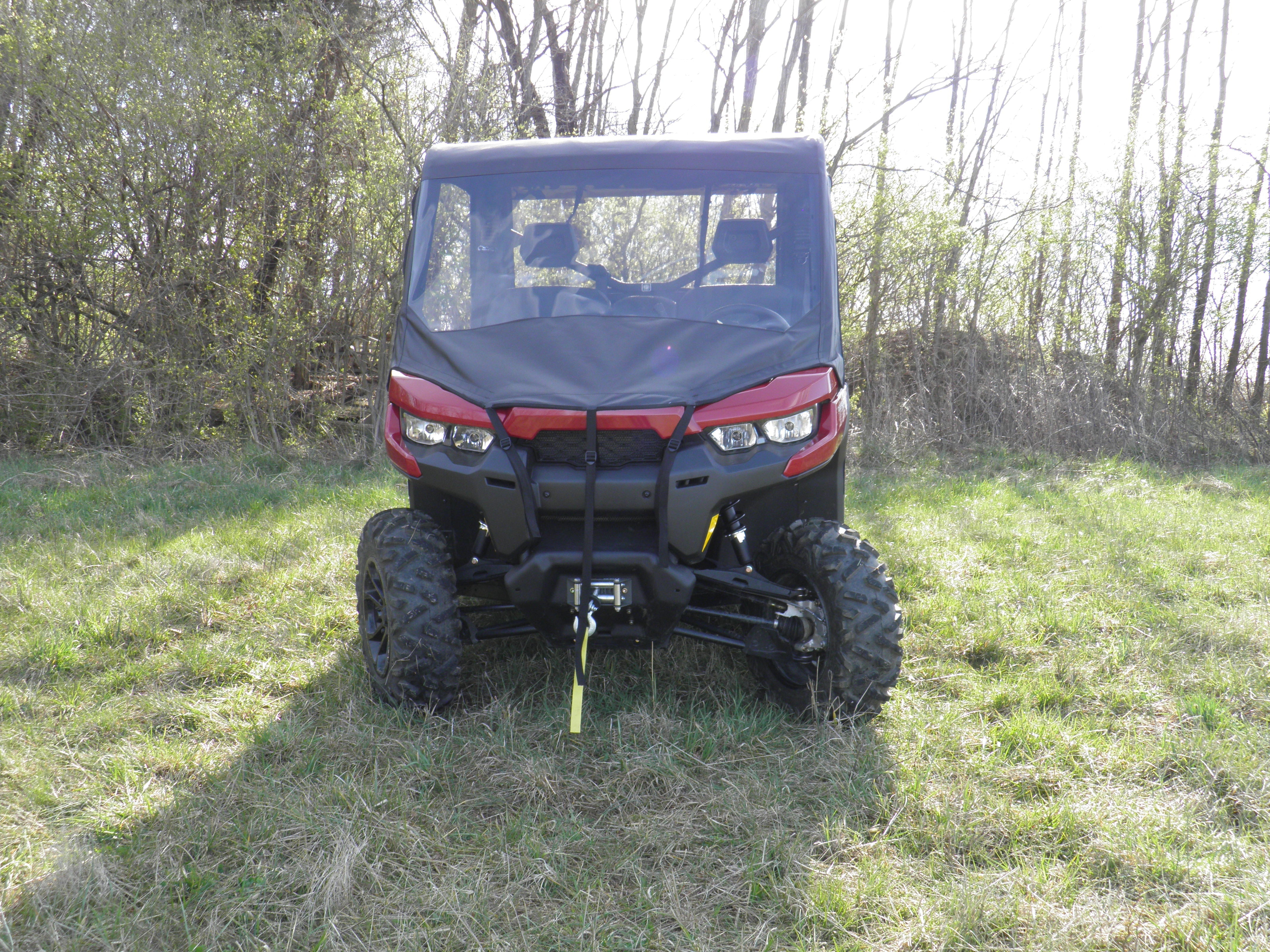 Photo of Can-Am Defender - Vinyl Windshield/Top/Rear Combo by 3 Star UTV - Premium Enclosures for UTVs / Side by Sides