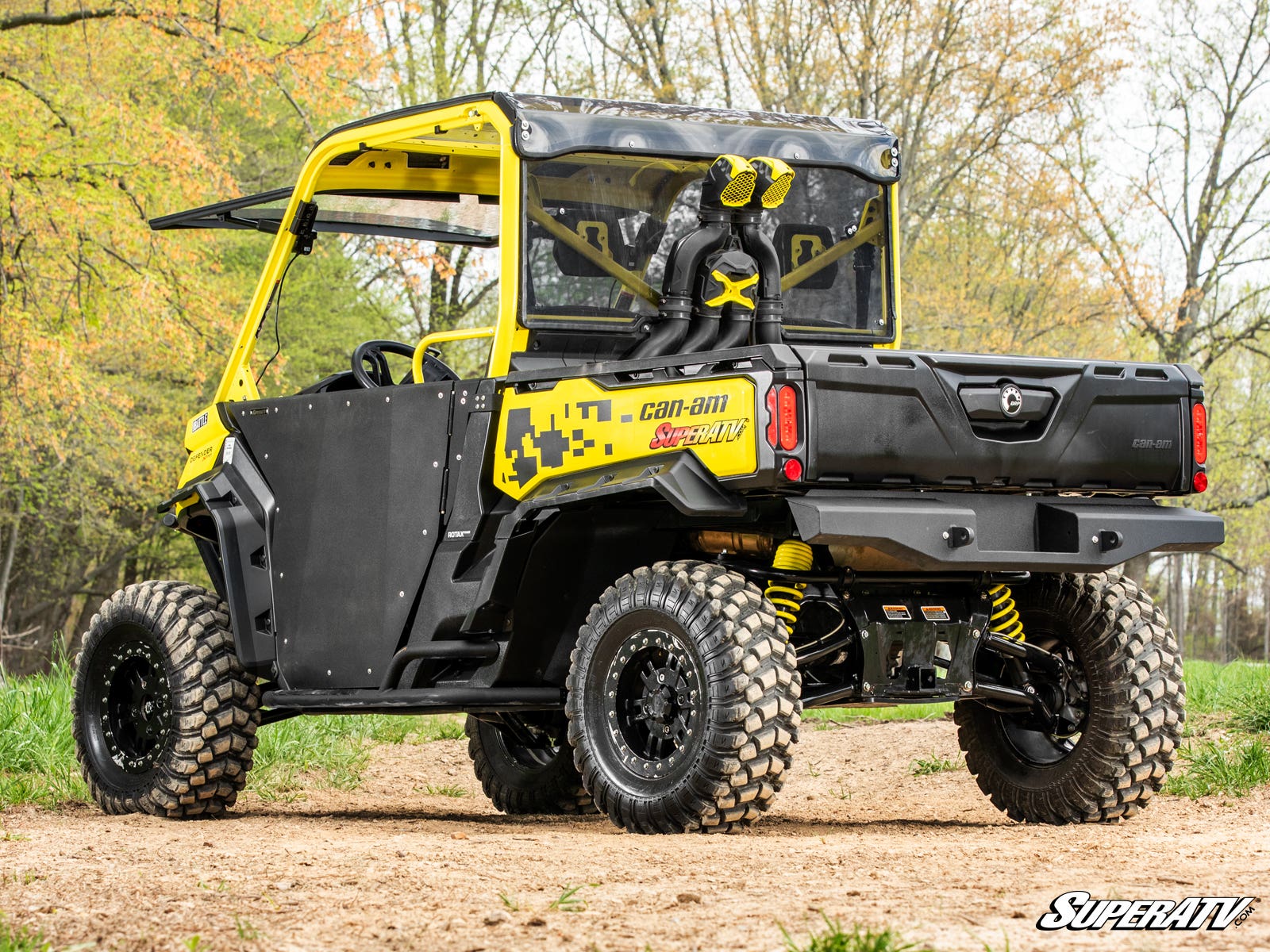 Photo of SuperATV Can-Am Defender HD10 Atlas Pro 2" Rear Offset A-Arms by SuperATV - Premium A-Arms & Control Arms for UTVs / Side by Sides