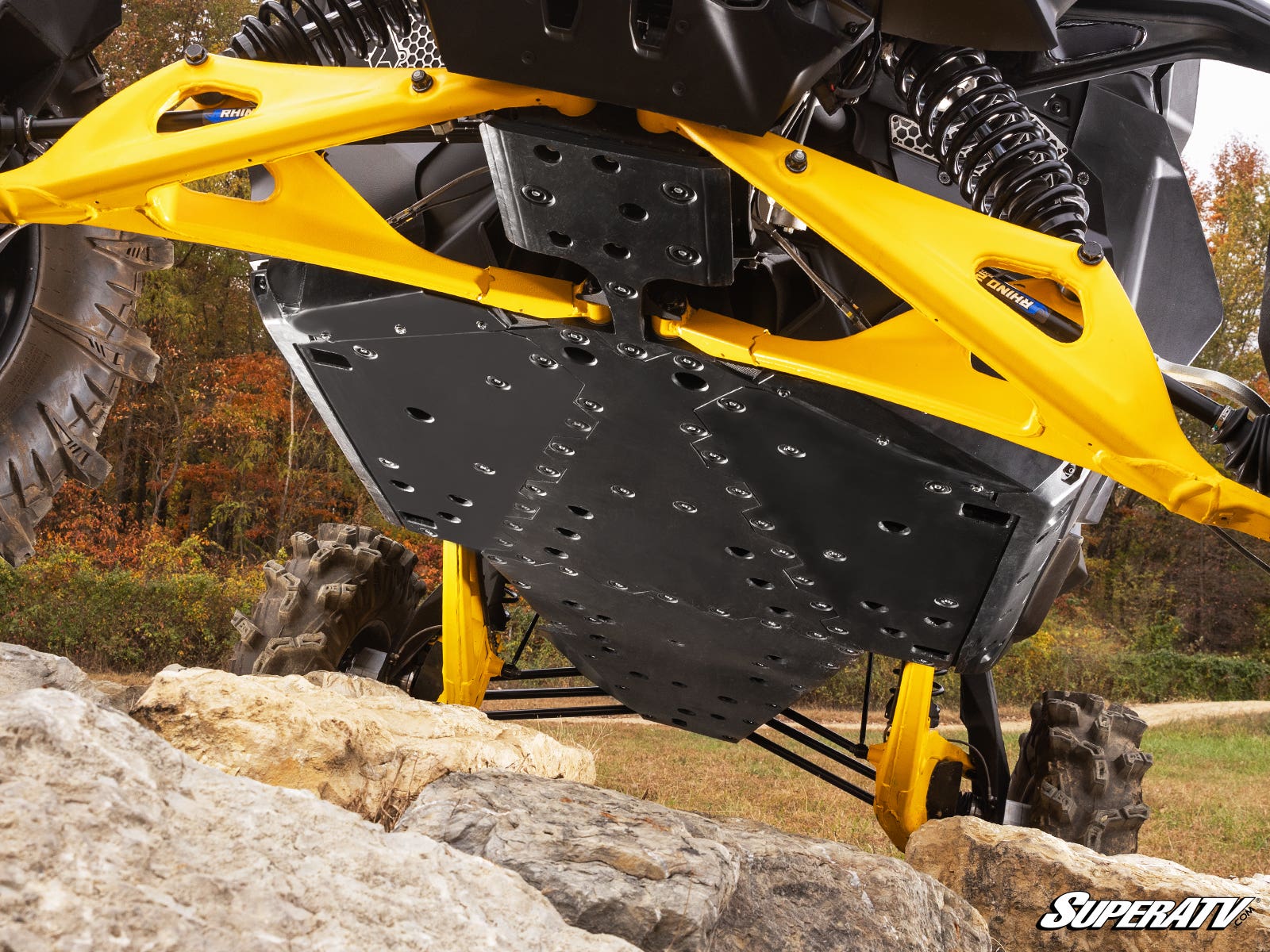 Photo of SuperATV Can-Am Maverick R Full Skid Plate by SuperATV - Premium Skid Plates & Guards for UTVs / Side by Sides