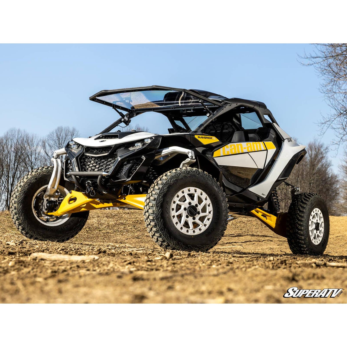 Can Am Maverick R MaxDrive Power Flip Windshield