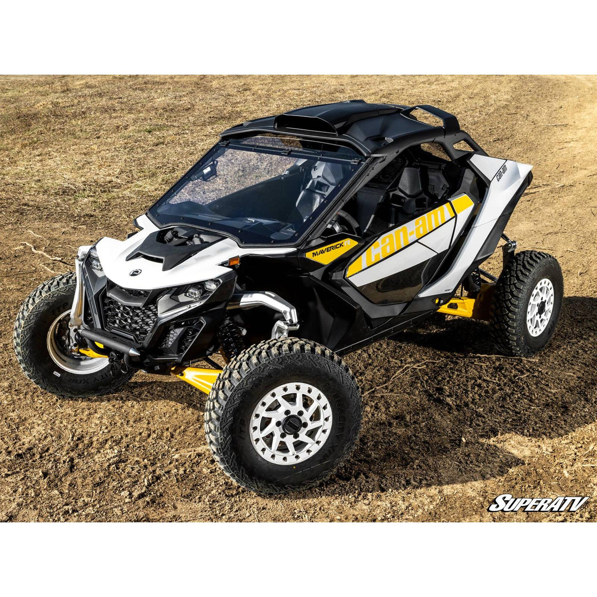 Can Am Maverick R MaxDrive Power Flip Windshield