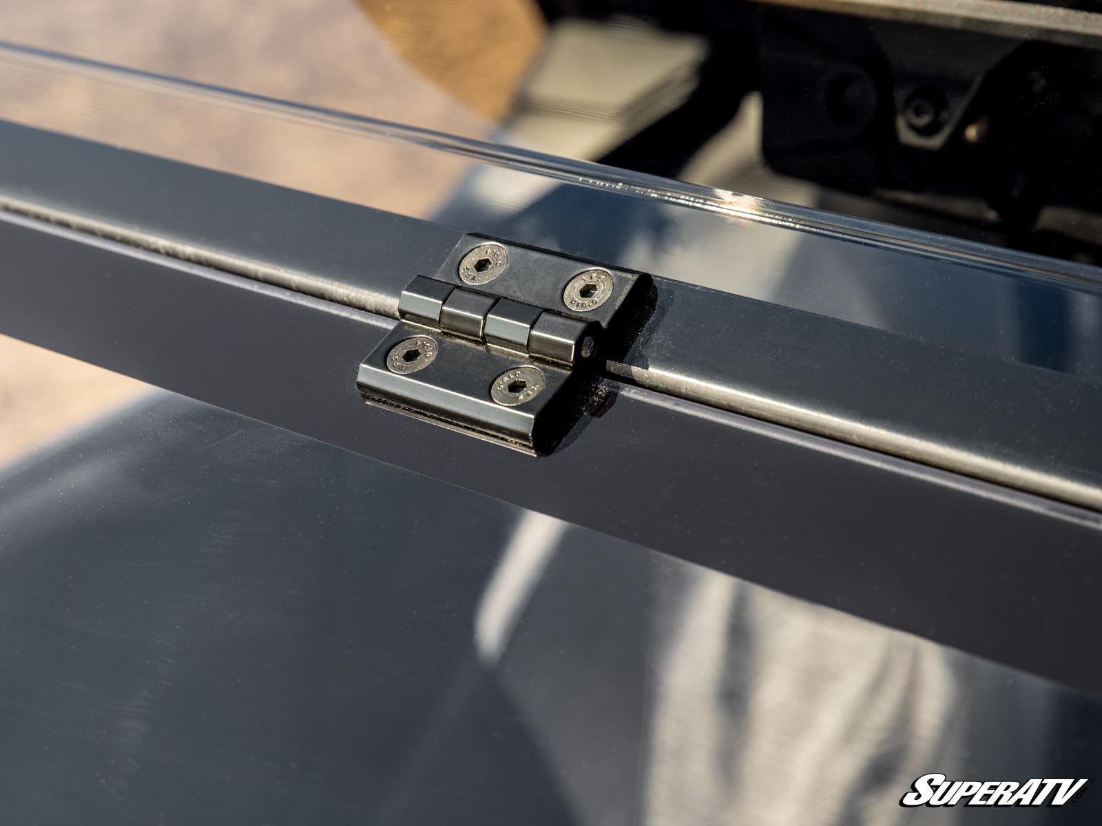 Photo of SuperATV Can-Am Maverick R MaxDrive Power Flip Windshield by SuperATV - Premium Windshields for UTVs / Side by Sides