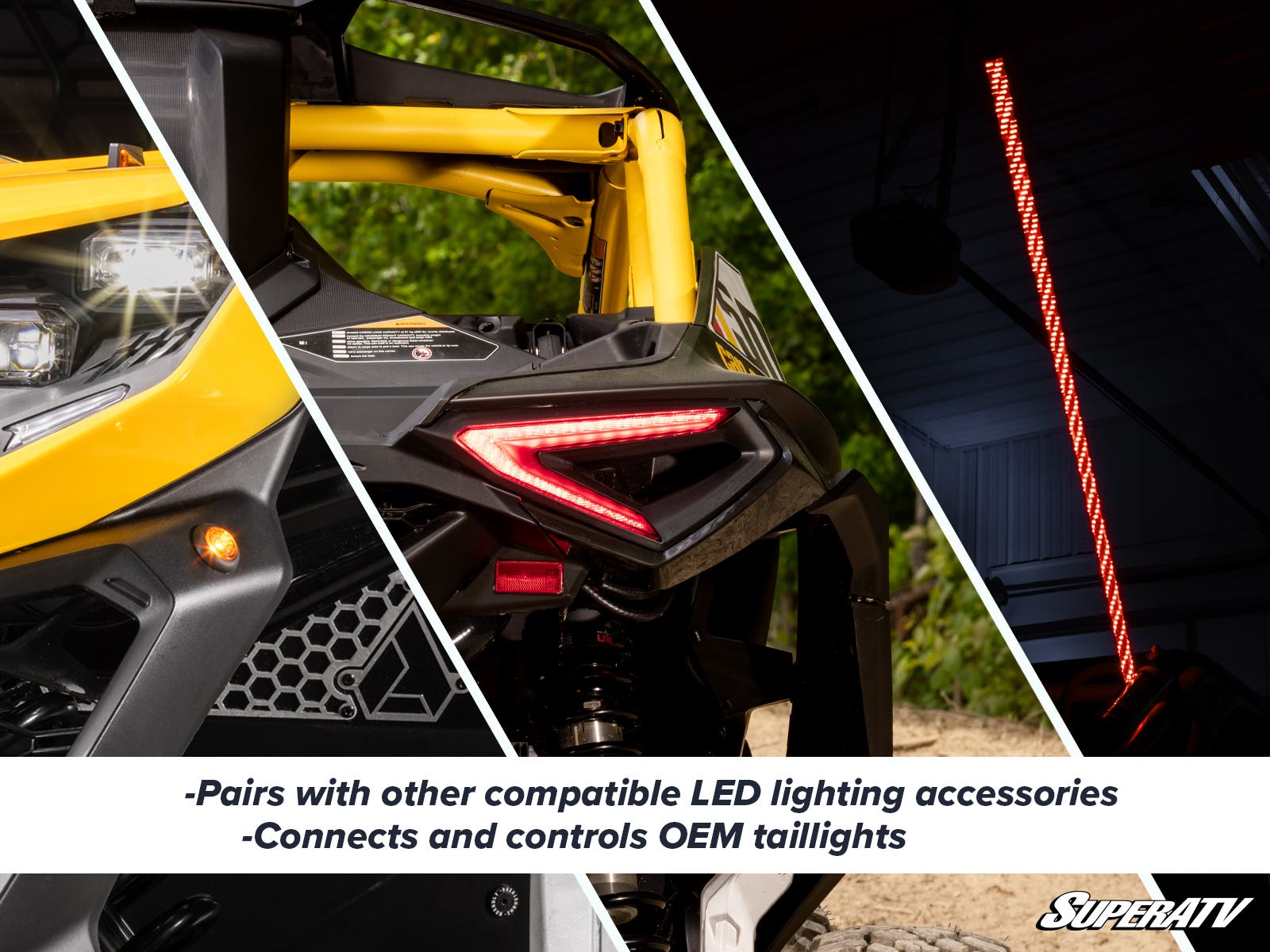 Photo of SuperATV Can-Am Maverick R Deluxe Self-Canceling Turn Signal Kit by SuperATV - Premium Street Legal Kits for UTVs / Side by Sides