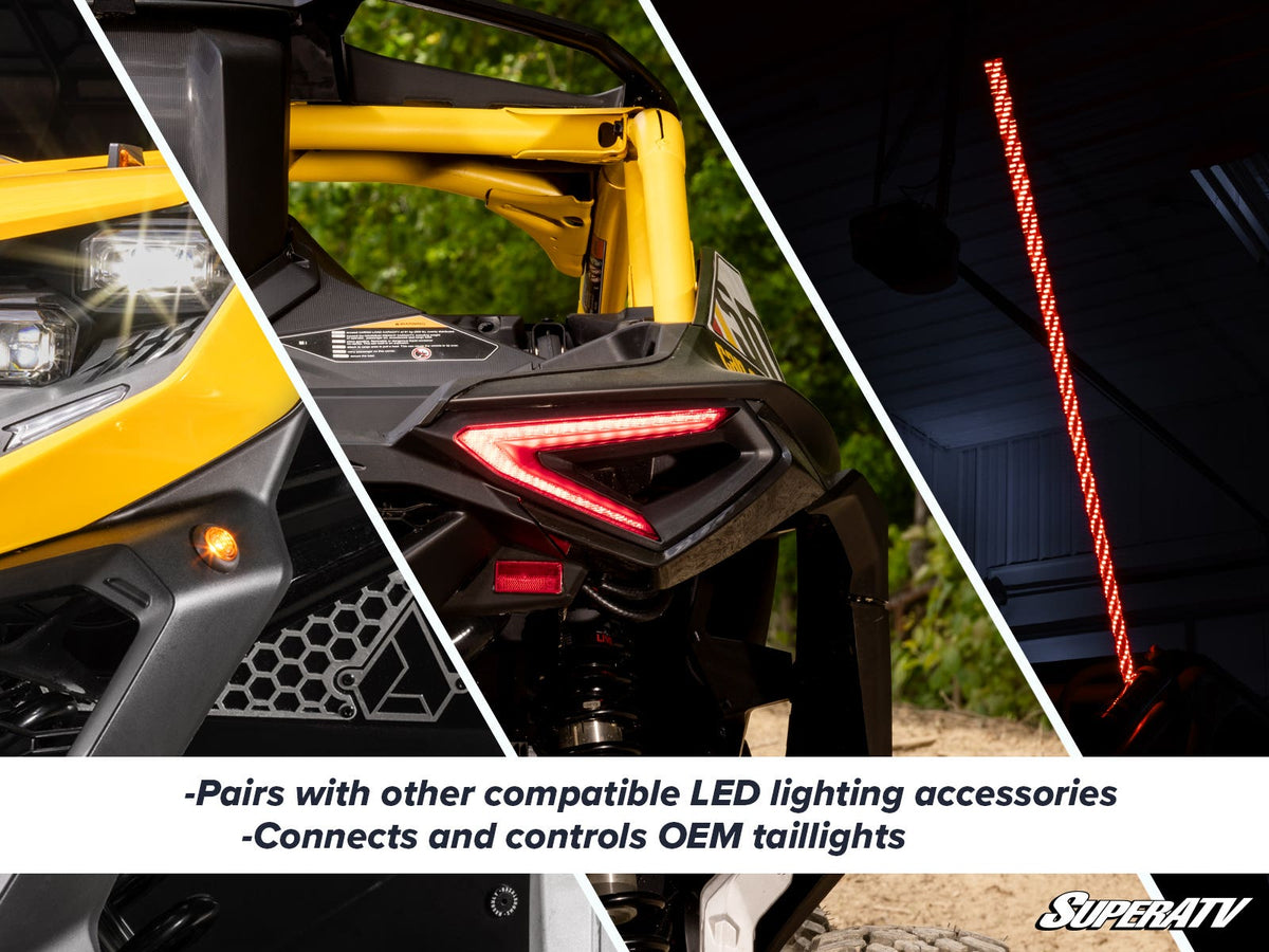 Photo of SuperATV Can-Am Maverick R Deluxe Self-Canceling Turn Signal Kit by SuperATV - Premium Street Legal Kits for UTVs / Side by Sides
