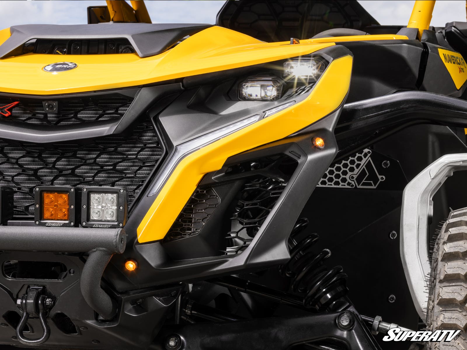 Photo of SuperATV Can-Am Maverick X3 Deluxe Self-Canceling Turn Signal Kit by SuperATV - Premium Street Legal Kits for UTVs / Side by Sides