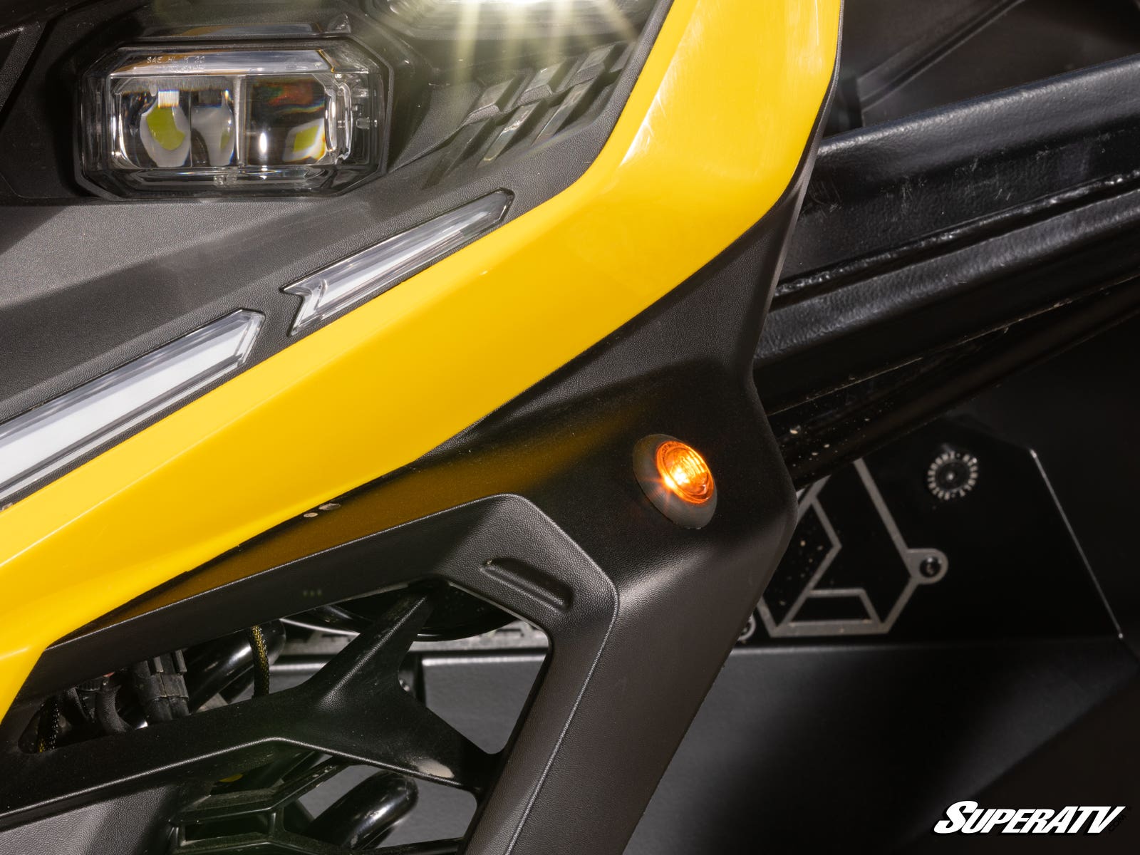 Photo of SuperATV Can-Am Maverick R Deluxe Self-Canceling Turn Signal Kit by SuperATV - Premium Street Legal Kits for UTVs / Side by Sides