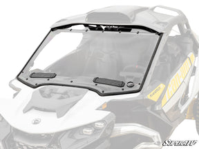 Photo of SuperATV Can-Am Maverick R Scratch-Resistant Vented Full Windshield by SuperATV - Premium Windshields for UTVs / Side by Sides
