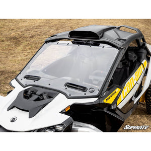 Can Am Maverick R Scratch Resistant Vented Full Windshield