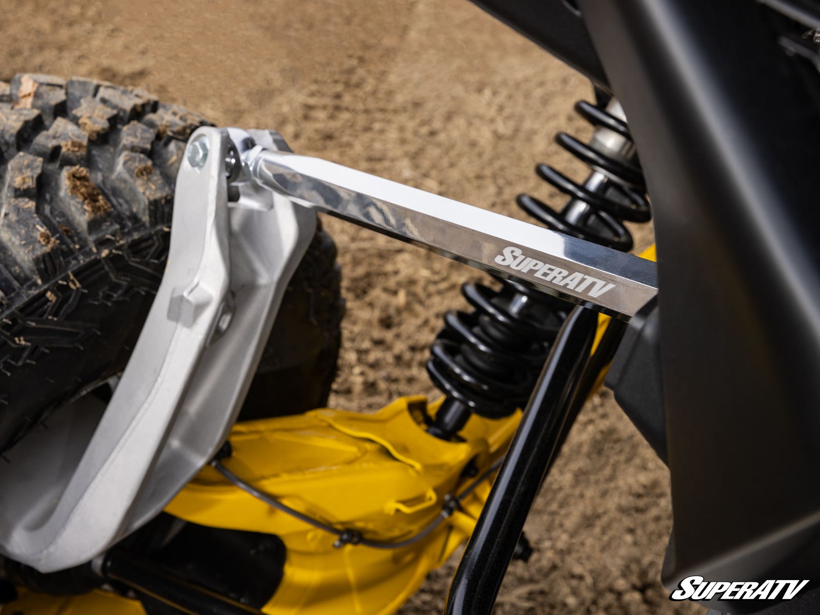Photo of SuperATV Can-Am Maverick R Billet Aluminum Hex Radius Arms by SuperATV - Premium Radius Rods & Plates for UTVs / Side by Sides