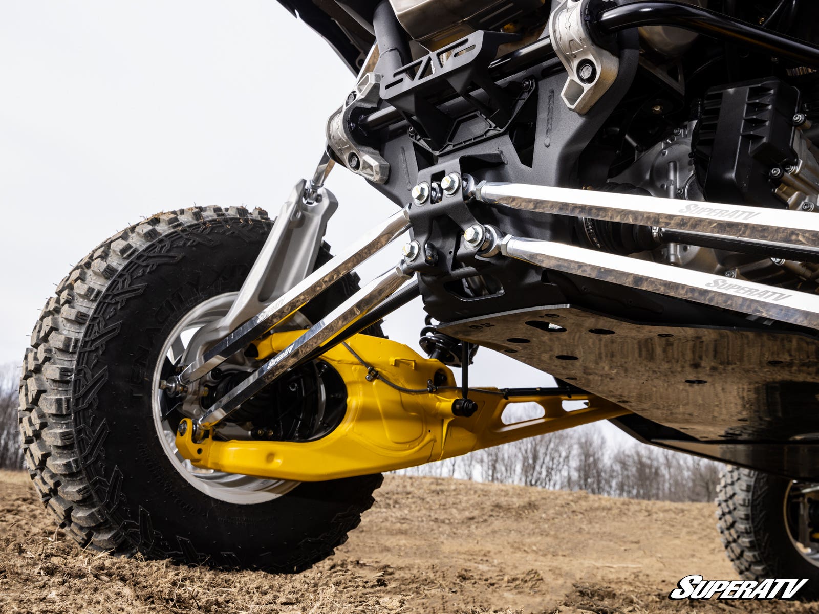 Photo of SuperATV Can-Am Maverick R Billet Aluminum Hex Radius Arms by SuperATV - Premium Radius Rods & Plates for UTVs / Side by Sides