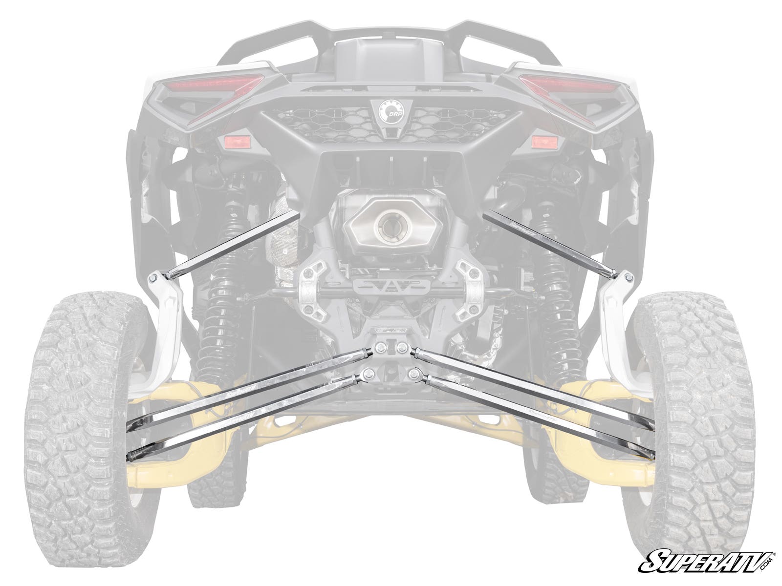Photo of SuperATV Can-Am Maverick R Billet Aluminum Hex Radius Arms by SuperATV - Premium Radius Rods & Plates for UTVs / Side by Sides