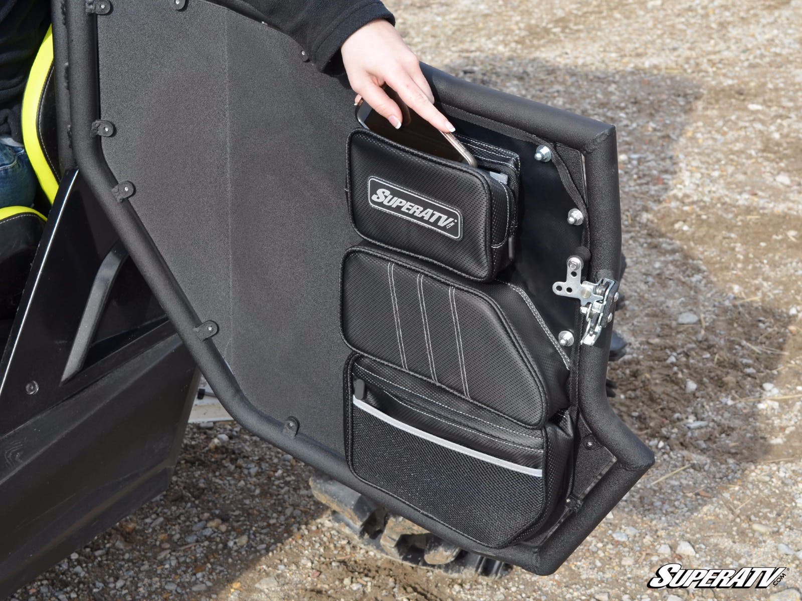 Photo of SuperATV Can-Am Maverick Door Bags by SuperATV - Premium Door Bags & Door Accessories for UTVs / Side by Sides