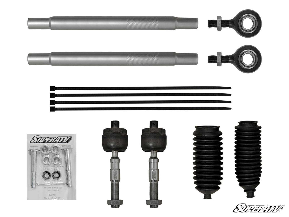Photo of SuperATV Can-Am Maverick Heavy Duty Tie Rod Kit by SuperATV - Premium Tie Rods for UTVs / Side by Sides