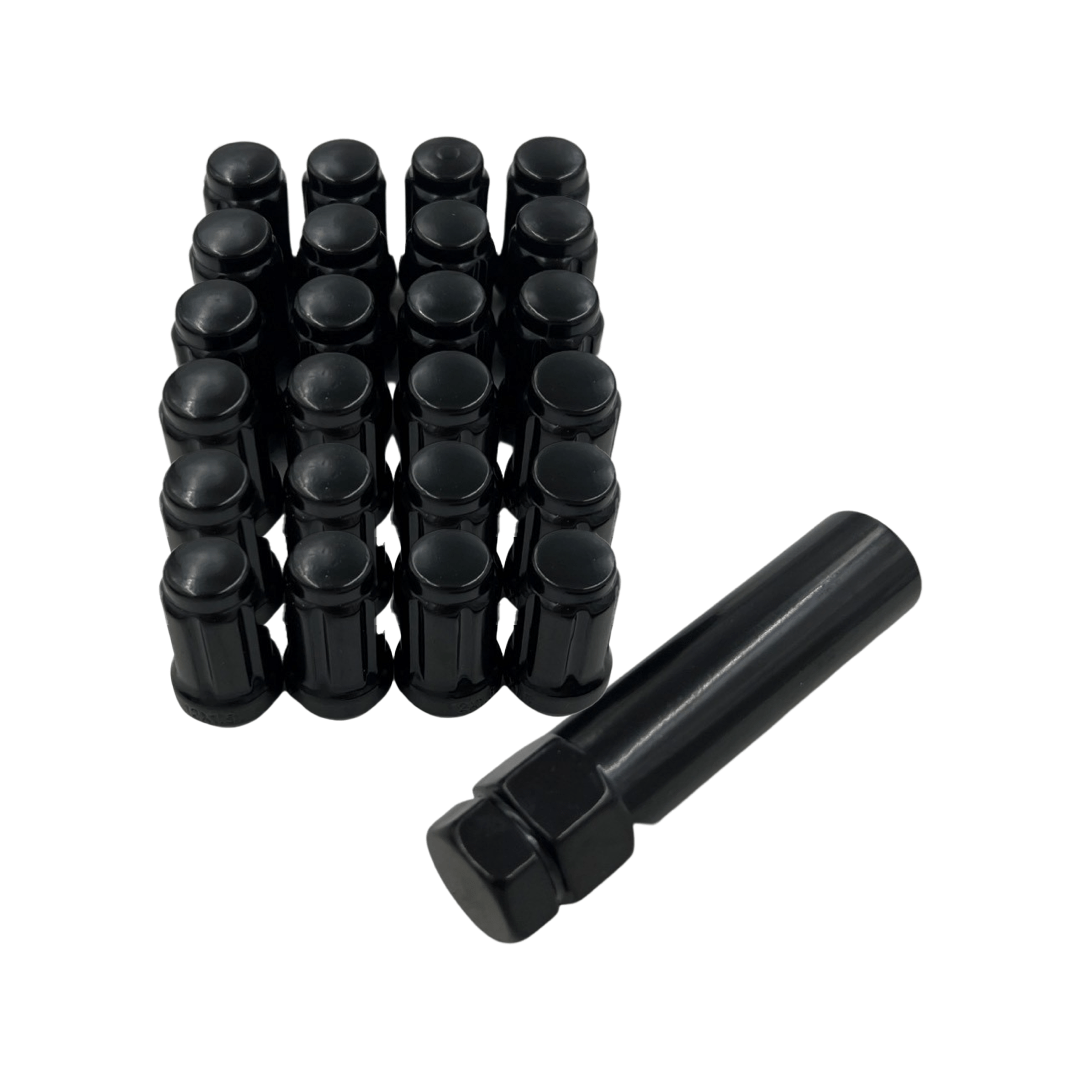 Photo of Can-Am Maverick R Black Lug Nut Set - 24 Lug Nuts w/ Socket (M12 x 1.5) by UTVRaceShop.Com - Premium Wheels for UTVs / Side by Sides
