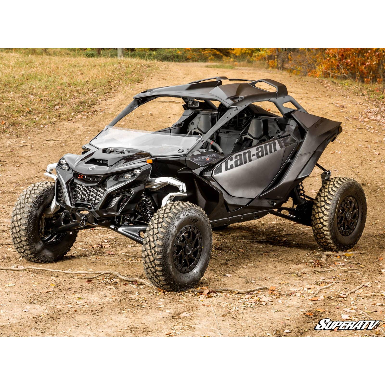 Photo of Can Am Maverick R Half Windshield by SuperATV - Premium Windshields for UTVs / Side by Sides