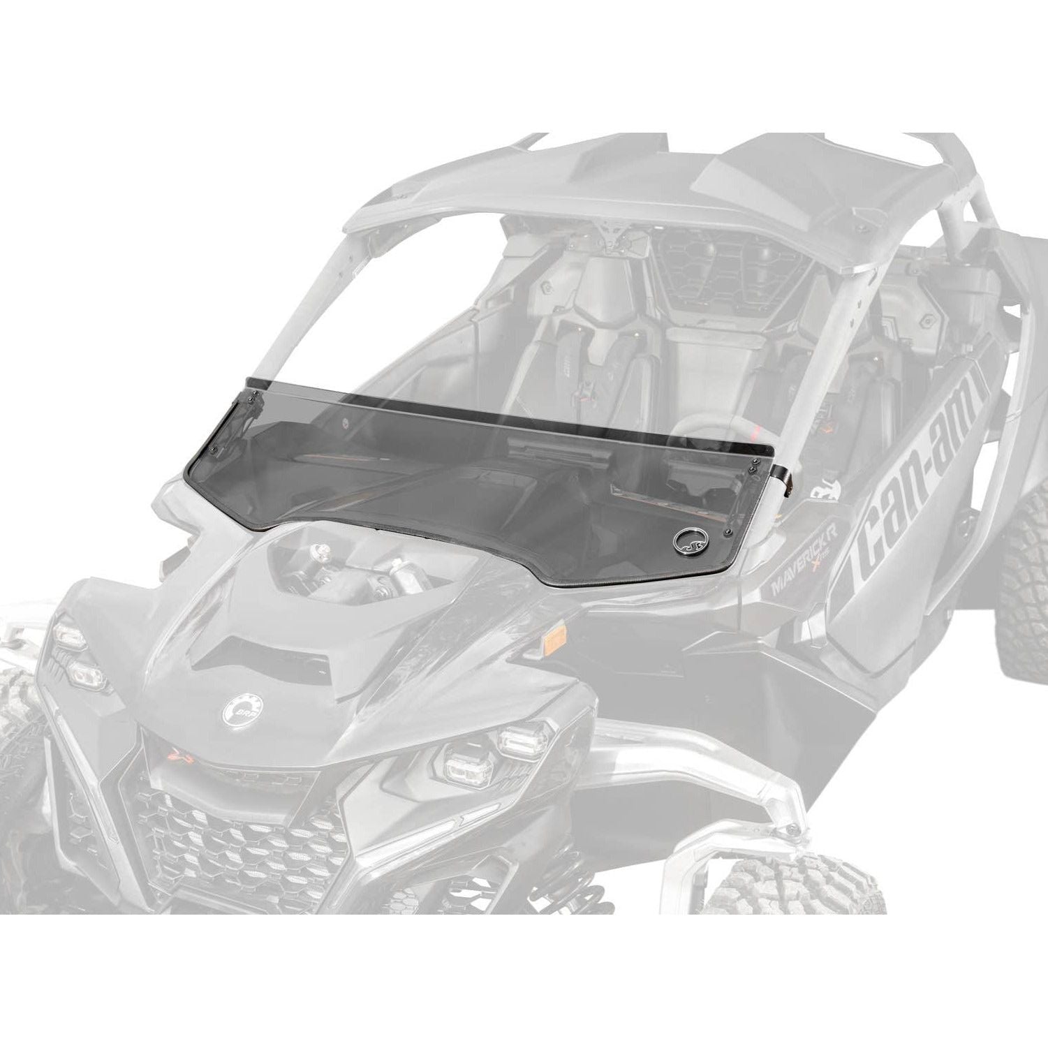Photo of Can Am Maverick R Half Windshield by SuperATV - Premium Windshields for UTVs / Side by Sides