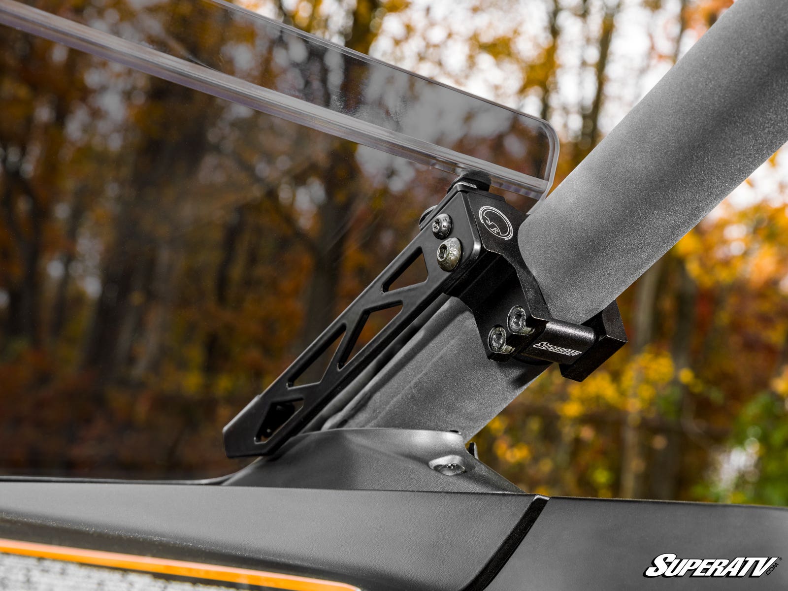 Photo of SuperATV Can-Am Maverick R Scratch-Resistant Half Windshield by SuperATV - Premium Windshields for UTVs / Side by Sides