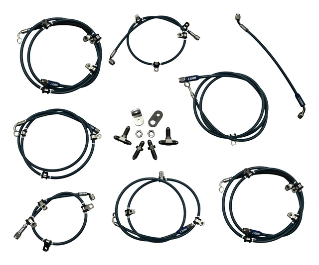 Photo of Can-Am Maverick R Racing Brake Line Kit by J.Juan by UTVRaceShop.Com - Premium Brake Lines for UTVs / Side by Sides