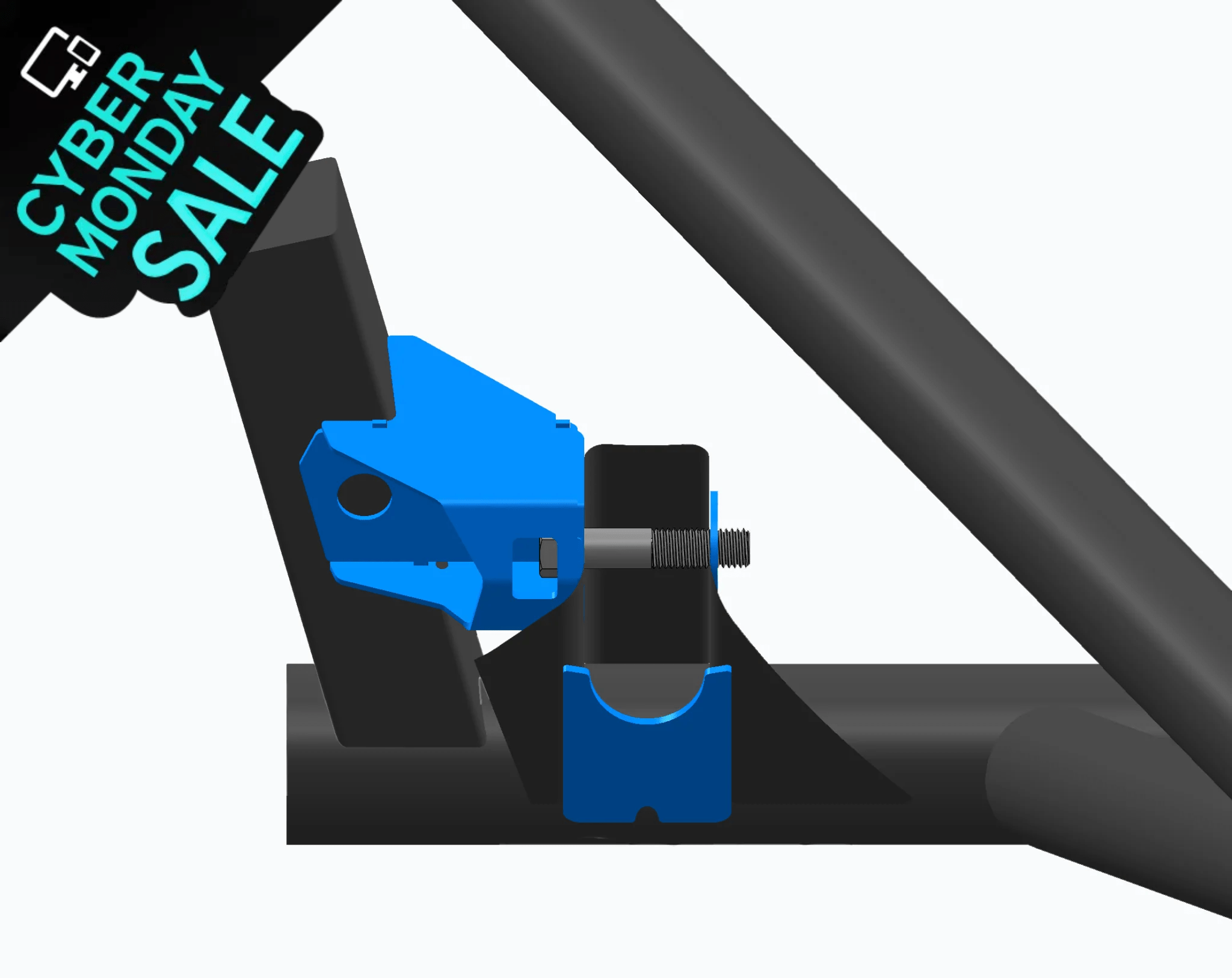 Photo of Can Am Maverick R Trailing Arm Mount Pivot 4130 Chromoly Weld-On Gusset Kit by UTVRaceShop.Com - Premium Trailing Arm Mount Gusset for UTVs / Side by Sides