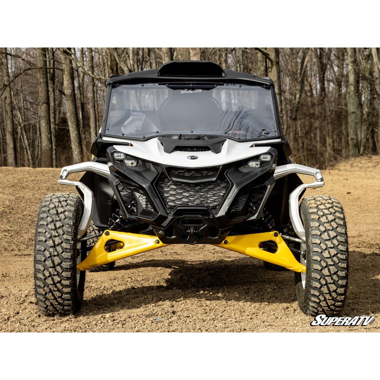 Can Am Maverick R Scratch Resistant Full Windshield