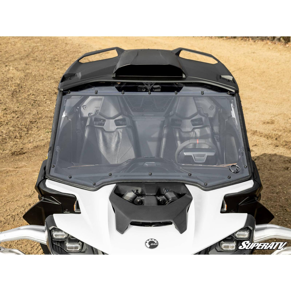 Can Am Maverick R Scratch Resistant Full Windshield