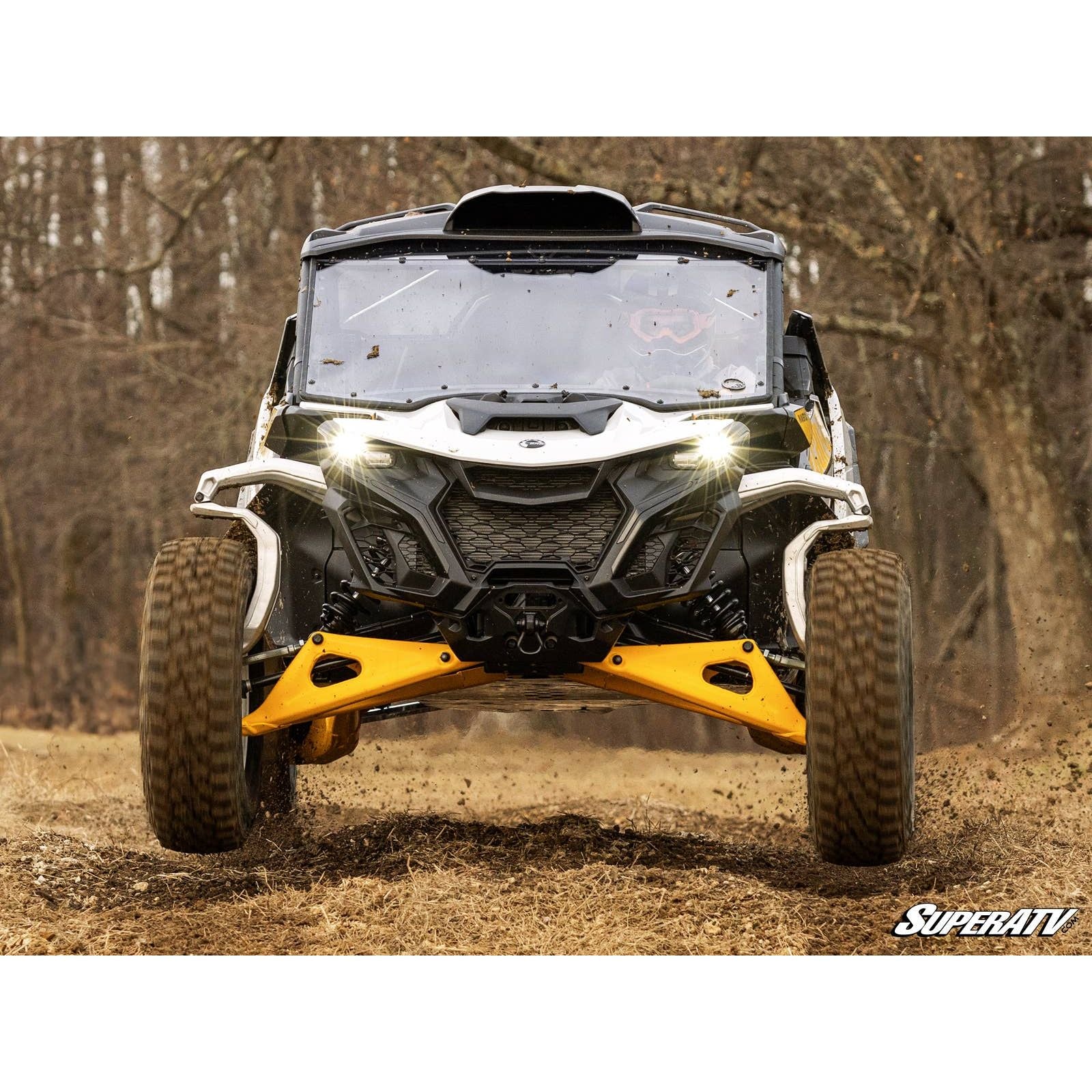 Can Am Maverick R Scratch Resistant Full Windshield