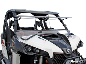 Photo of SuperATV Can-Am Maverick Scratch Resistant Flip Windshield by SuperATV - Premium Windshields for UTVs / Side by Sides