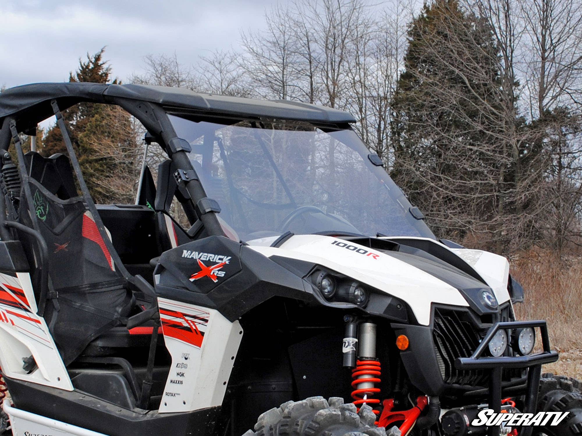 Photo of SuperATV Can-Am Maverick Full WindshieldScratch Resistant by SuperATV - Premium for UTVs / Side by Sides