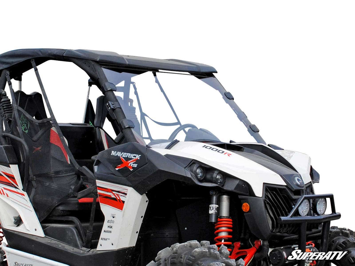 Photo of SuperATV Can-Am Maverick Full Windshield—Scratch Resistant by SuperATV - Premium Windshields for UTVs / Side by Sides