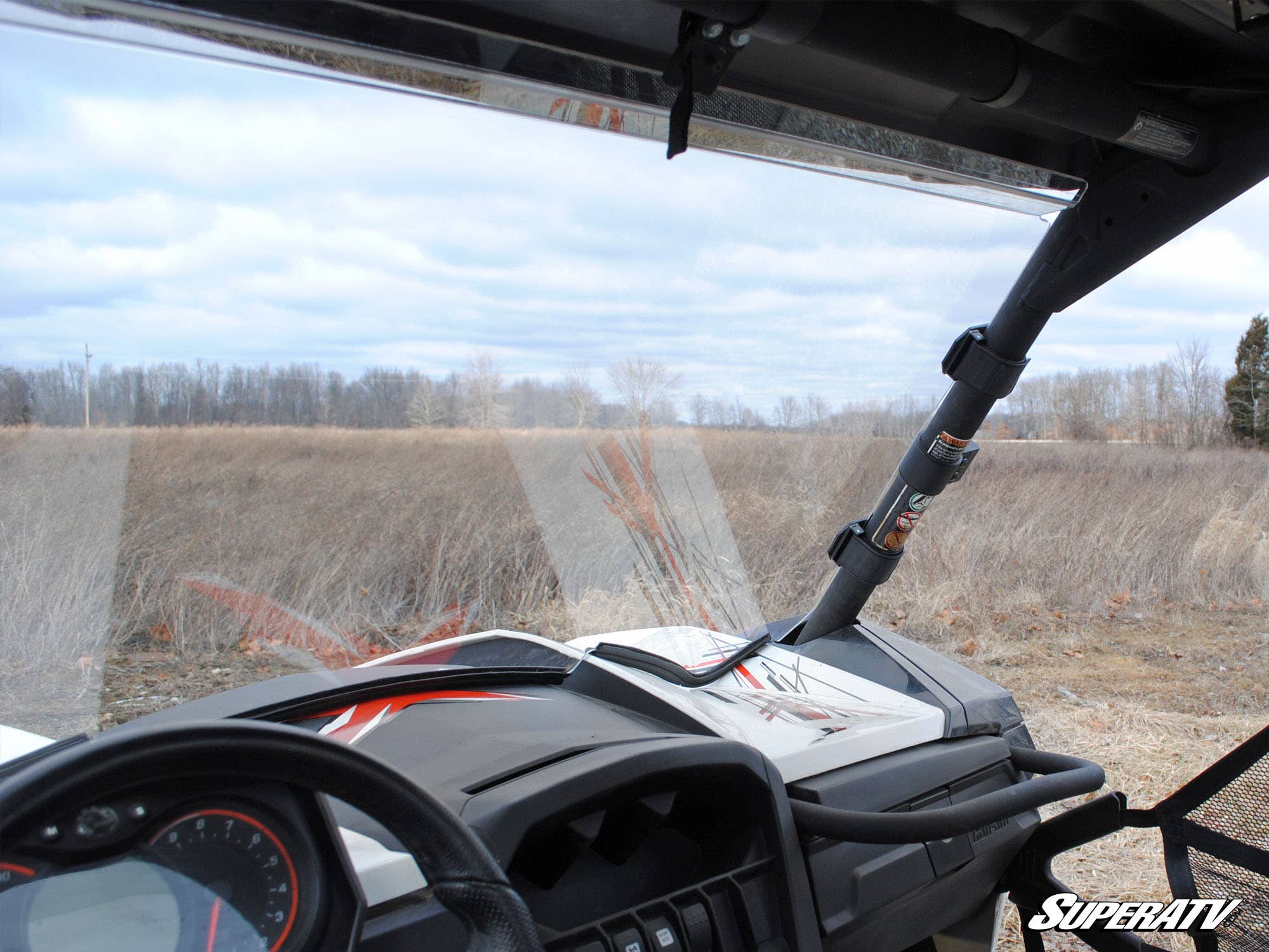 Photo of SuperATV Can-Am Maverick Full WindshieldScratch Resistant by SuperATV - Premium for UTVs / Side by Sides