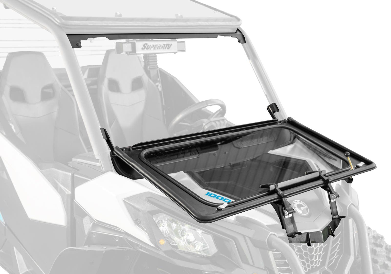Can-Am Maverick Trail Flip Down Glass Windshield