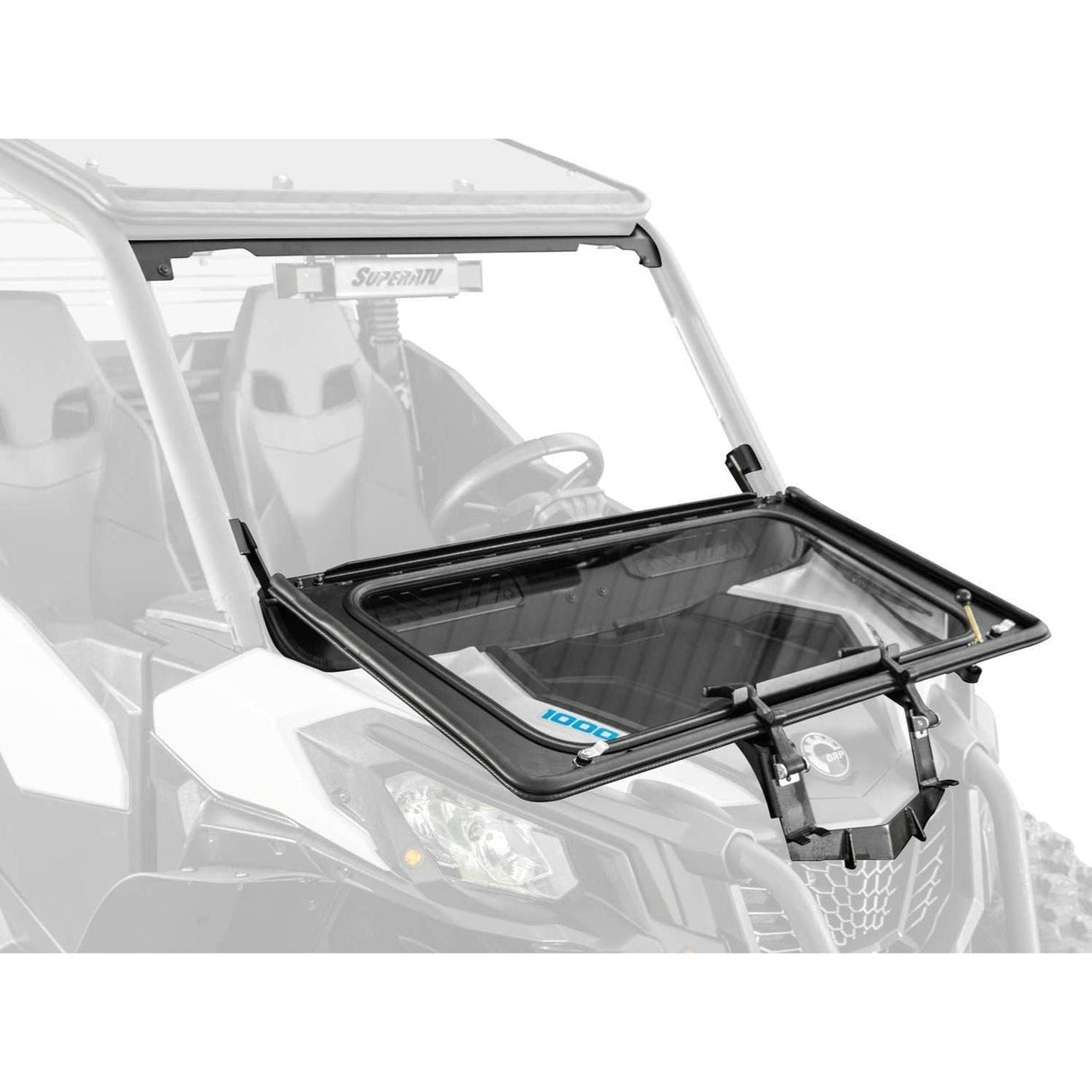 Can Am Maverick Trail Flip Down Glass Windshield