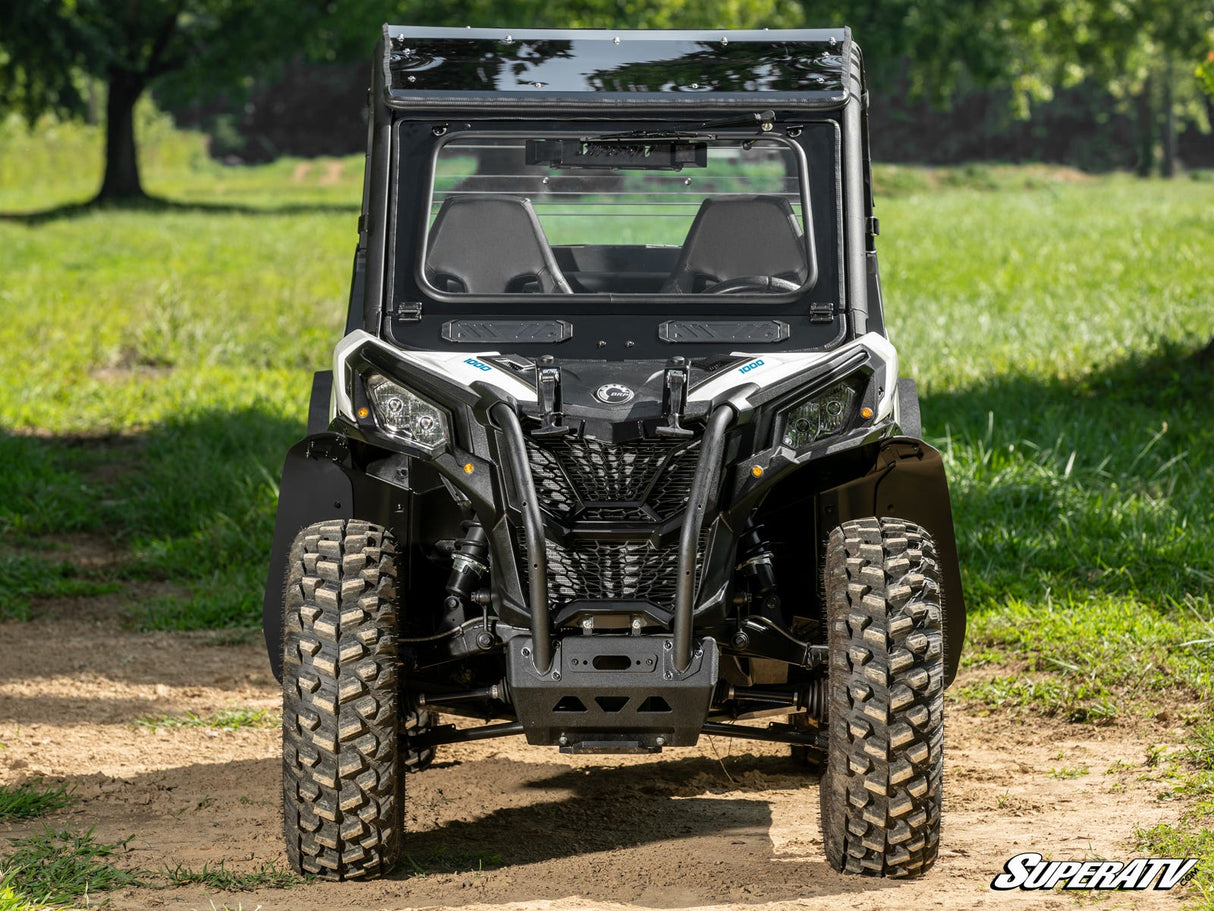 SuperATV Can-Am Maverick Trail Flip Down Glass Windshield