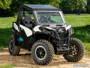 SuperATV Can-Am Maverick Trail Flip Down Glass Windshield