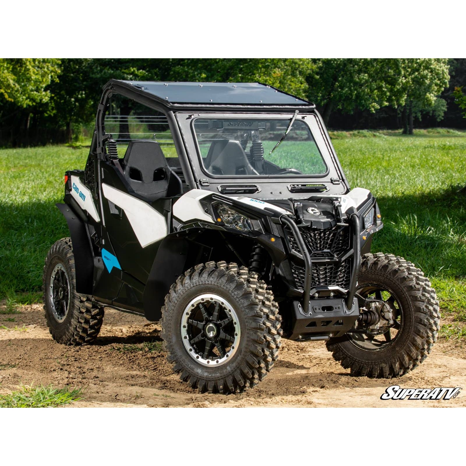 Can Am Maverick Trail Flip Down Glass Windshield