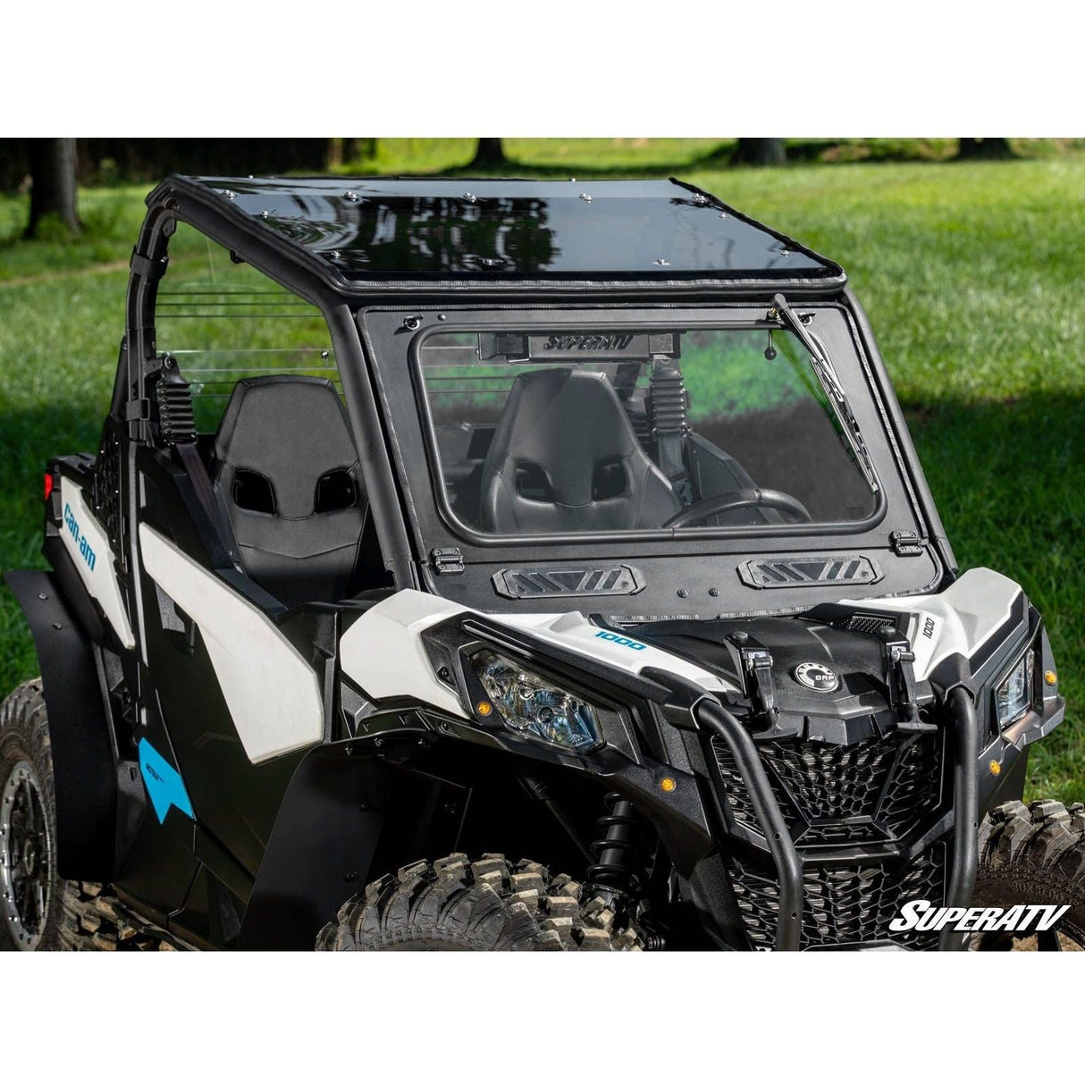 Can Am Maverick Trail Flip Down Glass Windshield